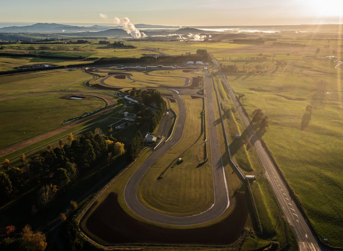 Arial photo of Taupo International Motorsport Park