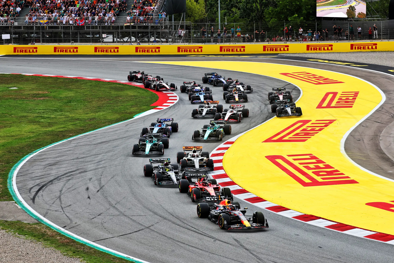 Start of the 2023 Spanish GP